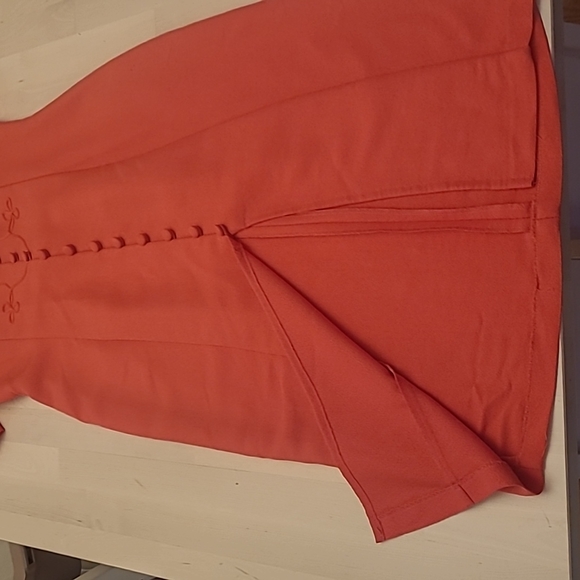 EUC VTG Jaclyn Hart Pink Embroidered Front Dress - Picture 8 of 15